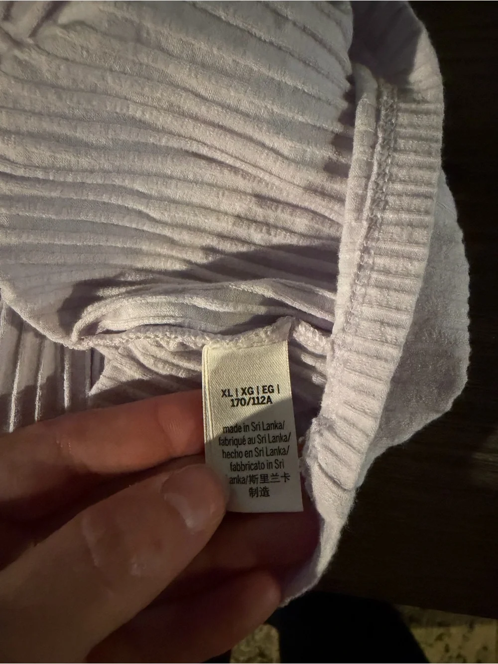 Lilac Ribbed Two-Piece Lounge Set - Picture 4 of 4